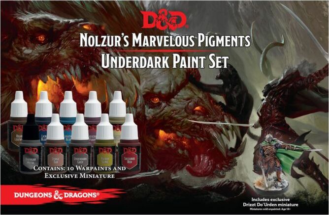 D&D: Collector's Series: Nolzur's Marvelous Pigments: Underdark Paint Set