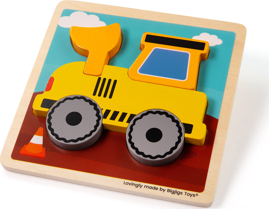 Chunky Lift Out Digger Puzzle