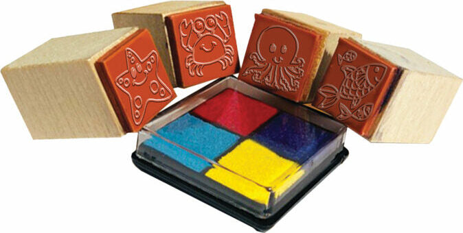 Ocean Wooden Stamp Set
