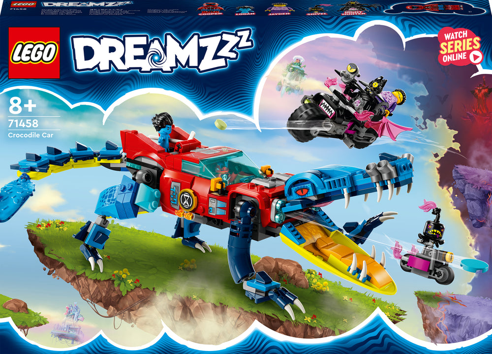 LEGO® DREAMZzz™ Crocodile Car Toy 2 in 1 Set