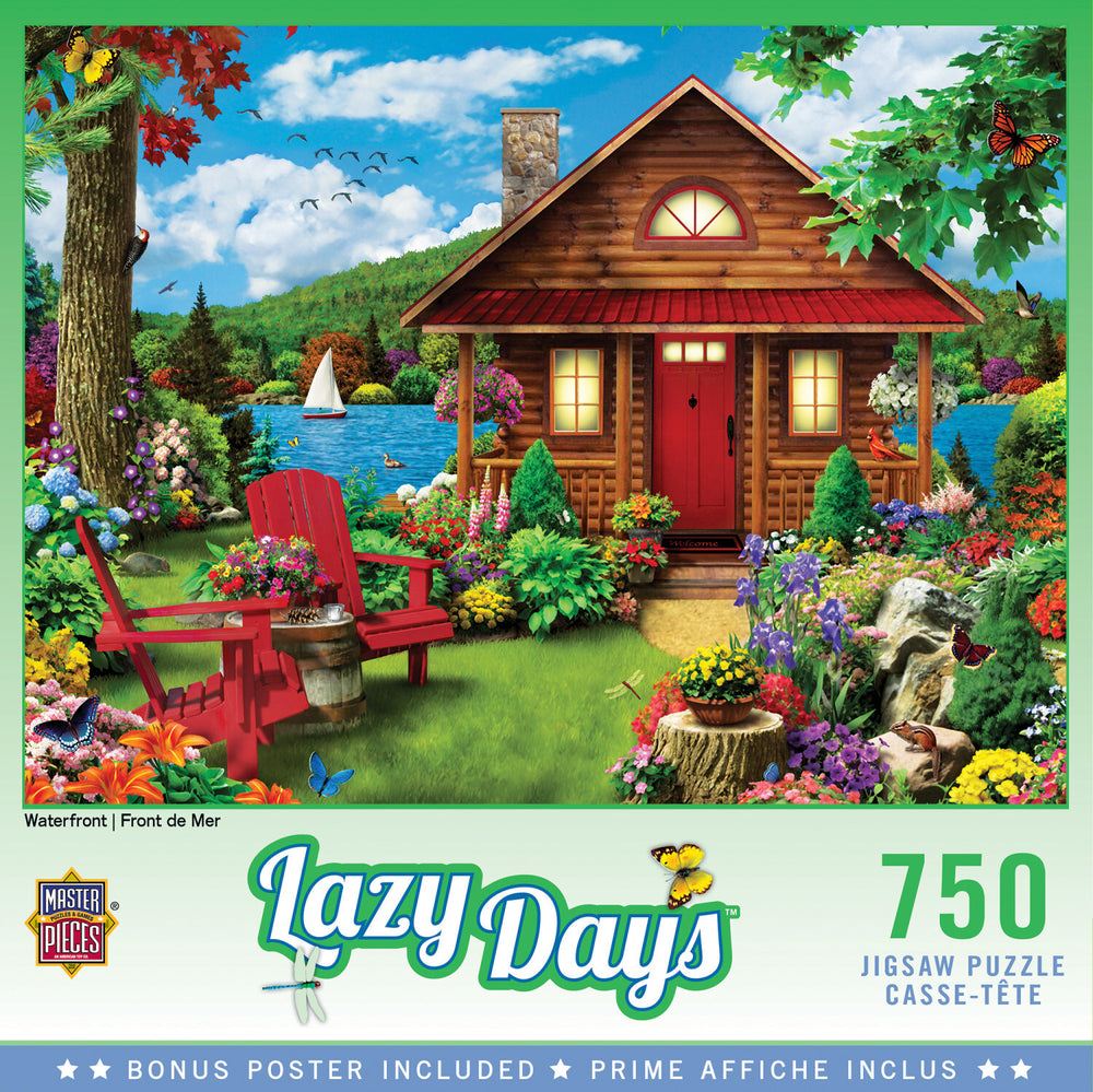 Lazy Days - Waterfront 750 Piece Puzzle