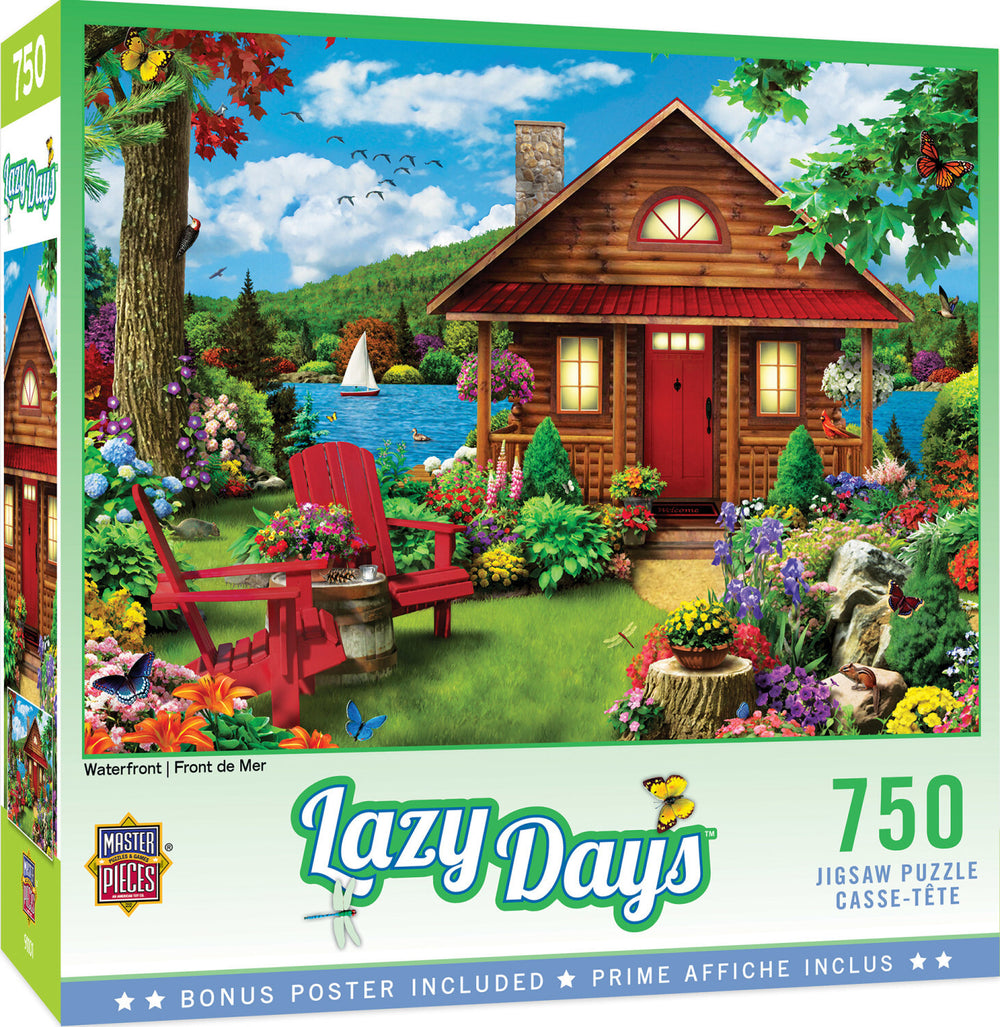 Lazy Days - Waterfront 750 Piece Puzzle