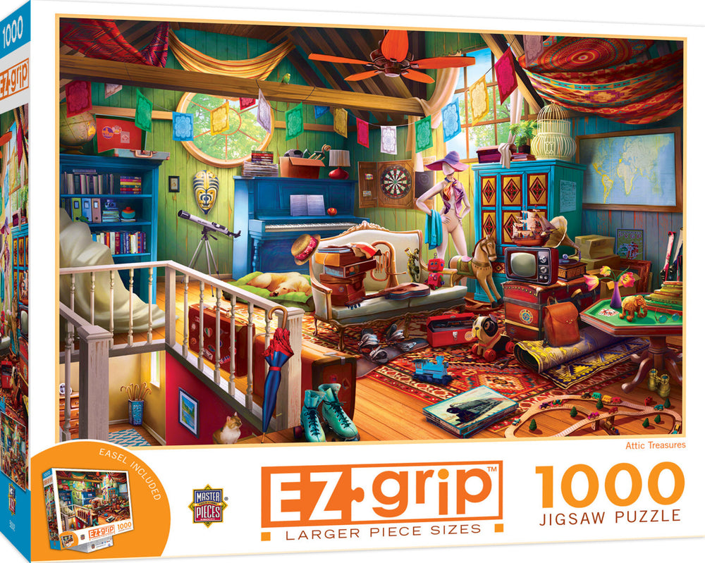 EZ Grip - Attic Treasures 1000 Piece Puzzle