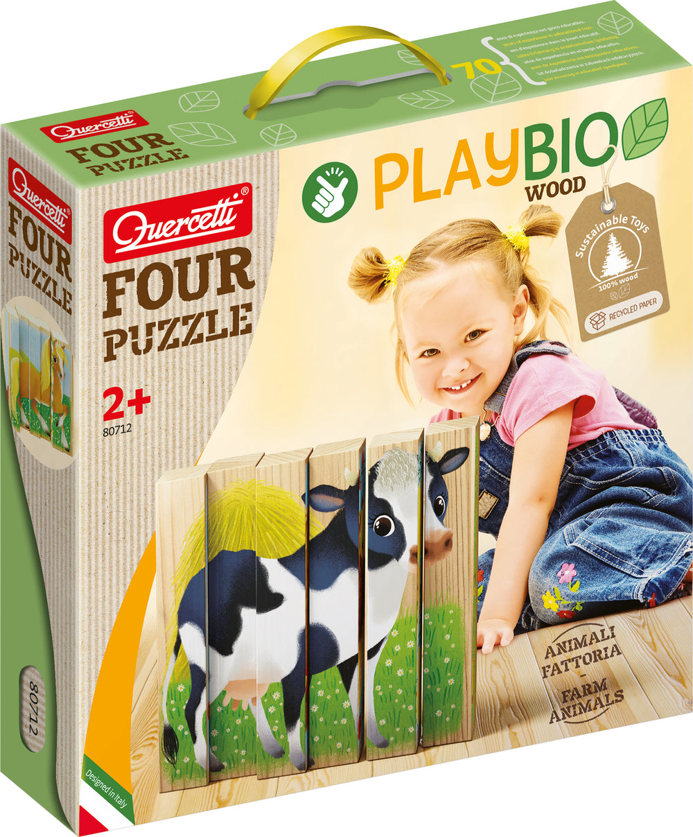 PlayBIO Four Puzzle: Farm