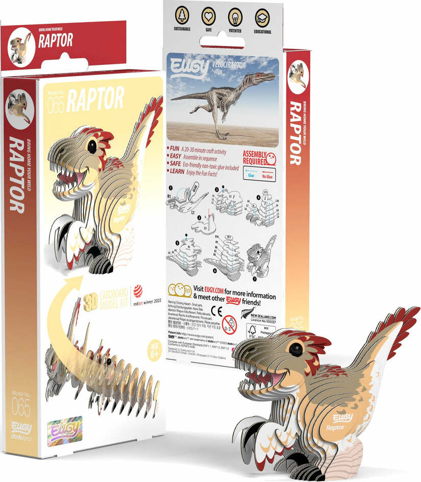 EUGY Raptor 3D Puzzle