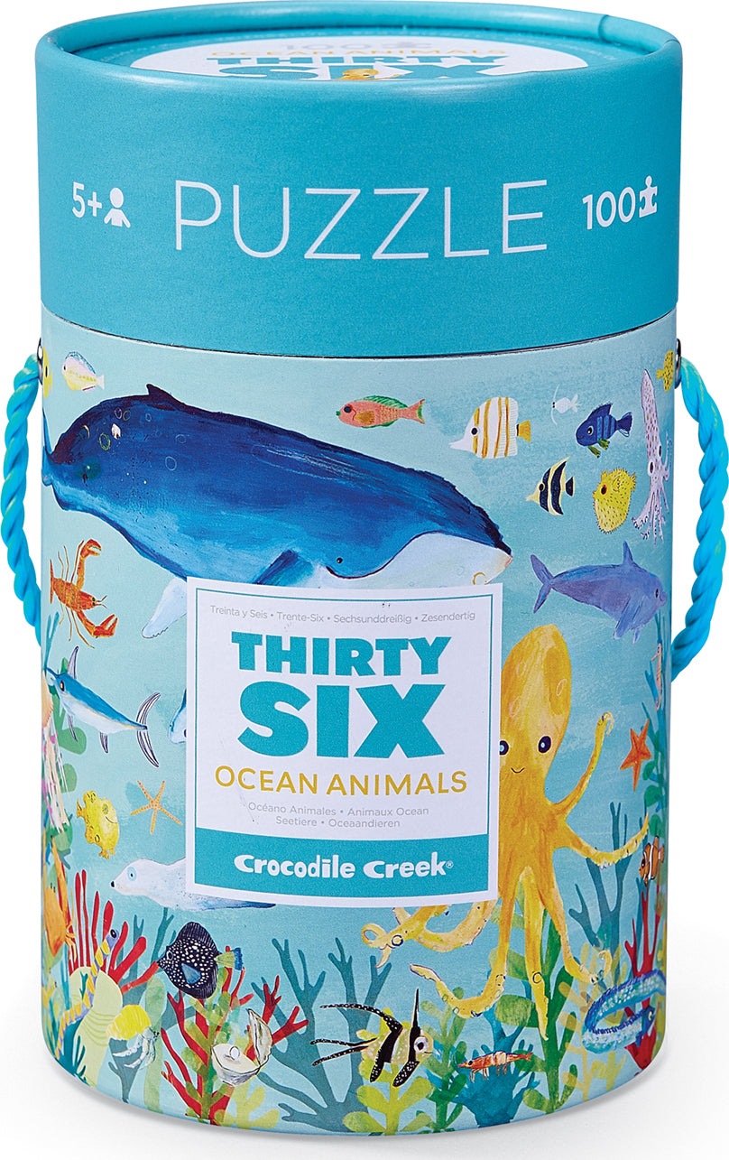100-pc 36 Puzzle - Ocean Animals