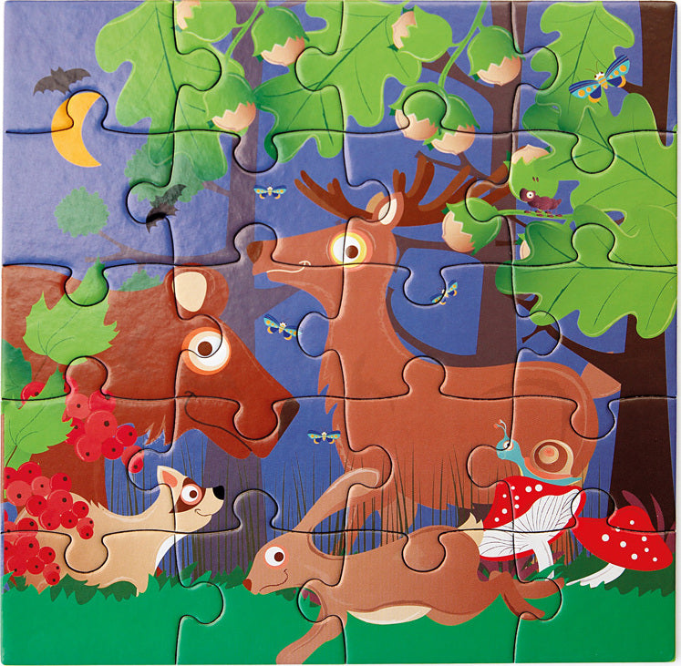 Magnetic Puzzle Book Forest