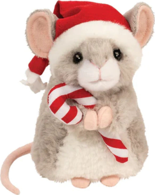 Mouse Merrie with Red Hat Candy Cane