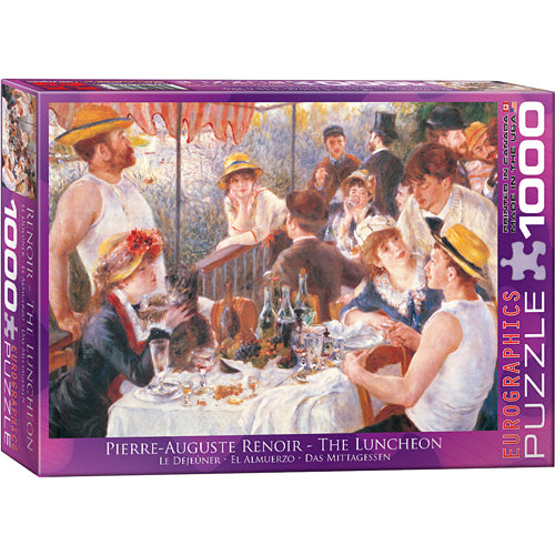 The Luncheon By Pierre-auguste Renoir 1000-piece Puzzle