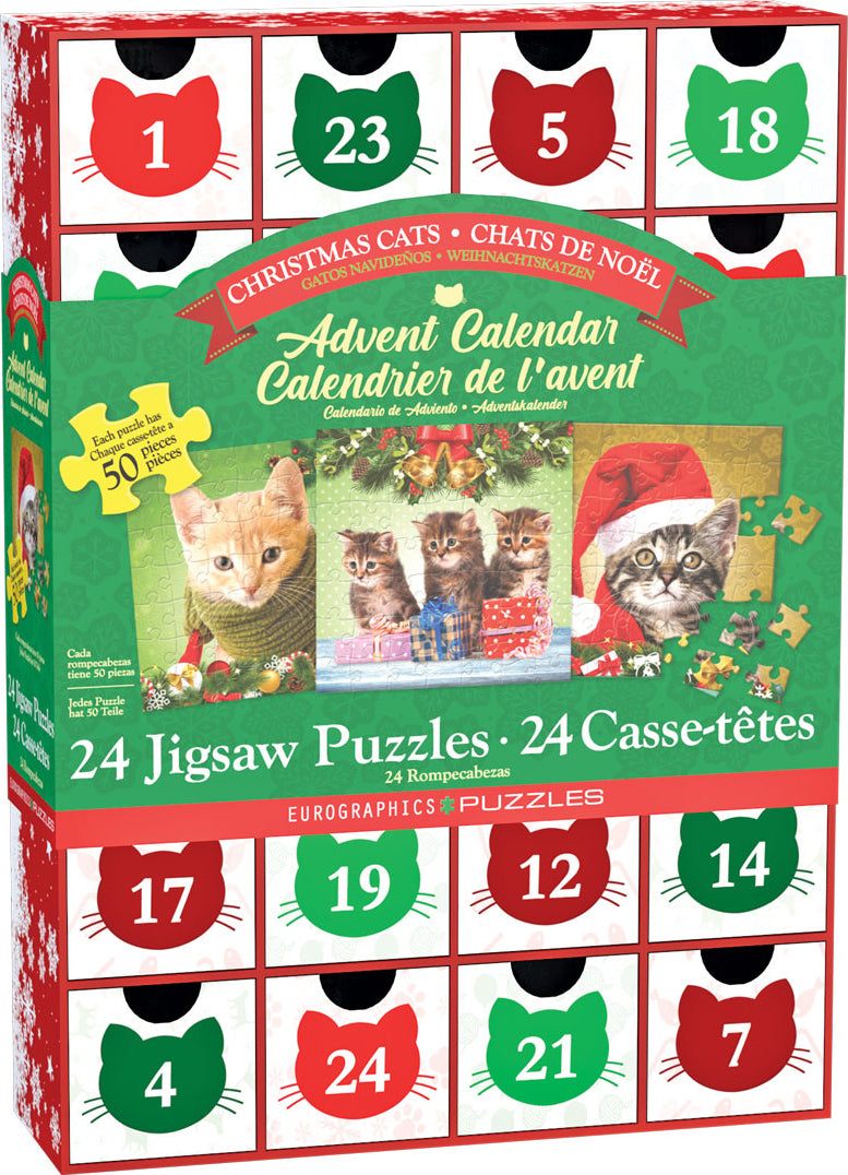 Christmas Cats advent calendar - jigsaw puzzles