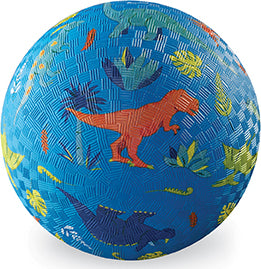 5" Playground Ball - Dinosaur Blue