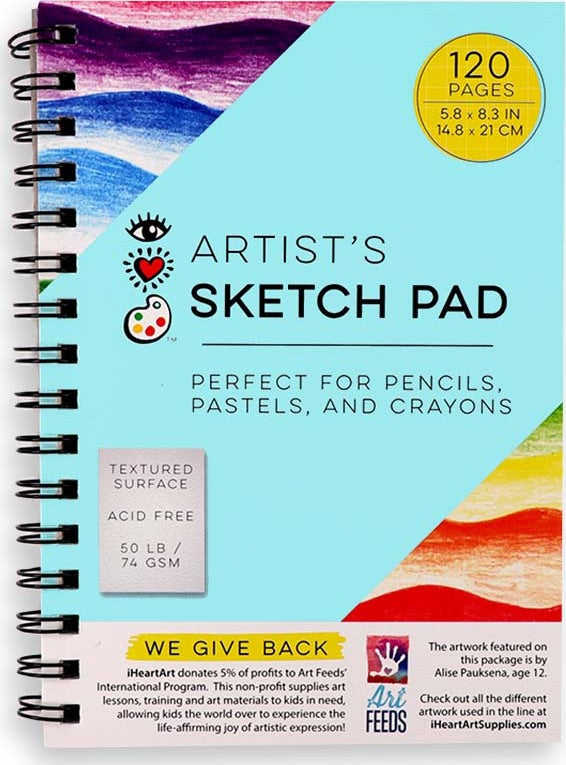 iHeart Art Artist Sketch Pad-perfect Paper For On The Go