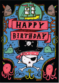 Pirate Neon Card