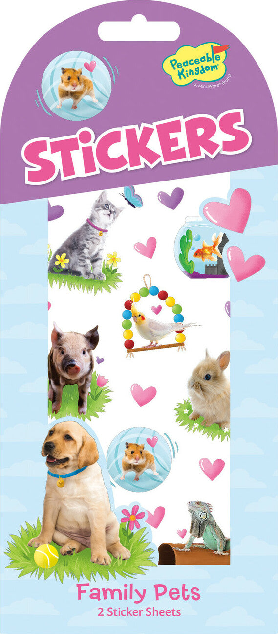 Family Pets Stickers