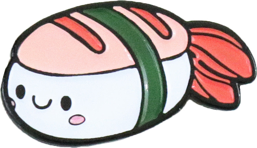 Enamel Pin - Shrimp Sushi