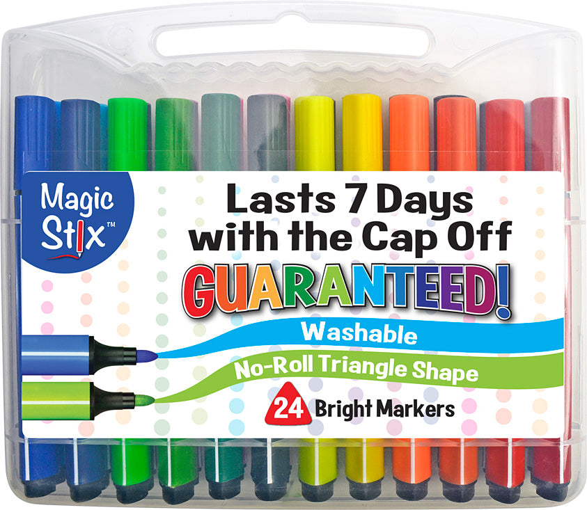 Magic Stix Washable Markers 24 pk