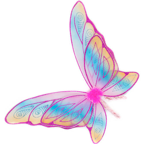 Great Pretenders Glitter Rainbow Wings - Hot Pink