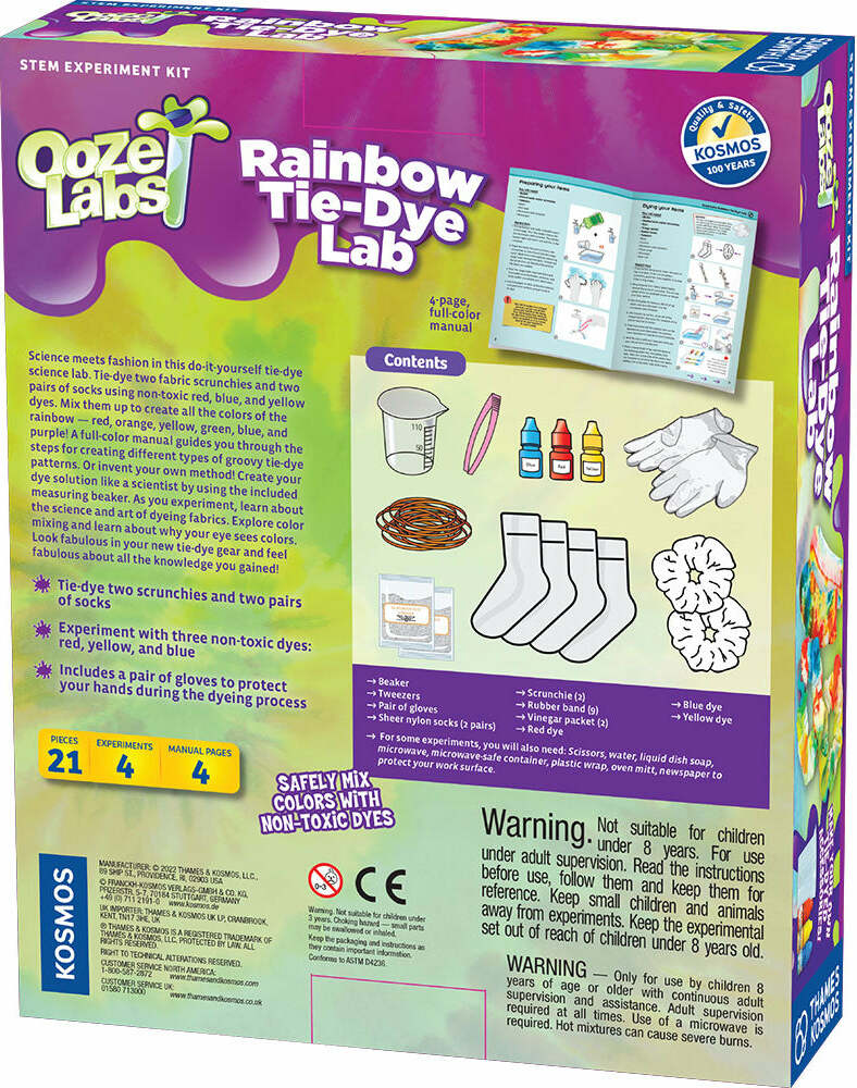 Ooze Labs Rainbow Tie-Dye Lab