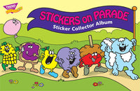 Stickers on Parade Sticker Collector Album Sticker Collector Albums, 16 pages, 8.5" x 5.5"